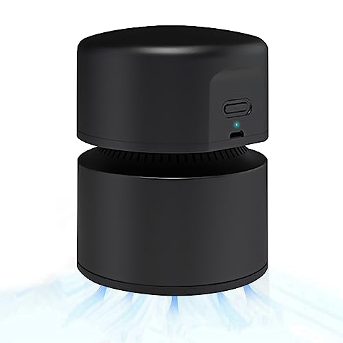 Cuteefun Aspirateur de Table, Aspirateur de Bureau, USB Rechargeable, 120 Minutes D'autonomie, Fonction D'arrêt Automatique, Aspirateur de Table sans Fil à...