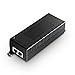 Produktbild YuLinca Gigabit PoE+ Injektor, 802.3af 15.4W, 10/100/1000 Mbit/s, Plug & Play, Desktop/Wandhalterung, Entfernung bis zu 100Meter (328 Fuß)