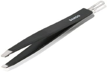 2 in 1 Multifunctional Eyebrow Tweezers for Hairs/Blackhead/Acne (Black)