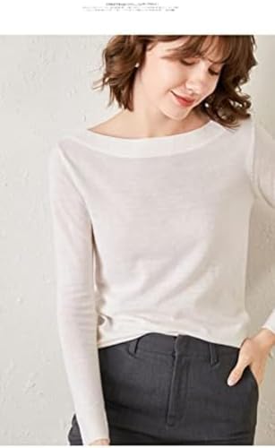 Autumn and Winter Cardigan Neck fine Spun Wool Bottoming Sweater Style Knitted Sweater,Red,S4