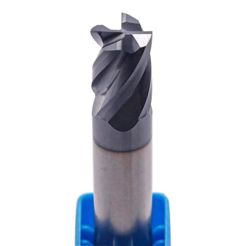 Image of 5Pcs 3 /8 inch 4 Flute Solid Carbide Square End Mill - Double End - AlTiN Coated | 35 Degree Helix, 3 /8 inch Cutting Diameter, 3 /8 inch Shank Diameter, 9 /16 inch Length of Cut, 2-1 /2 inch Overall Length