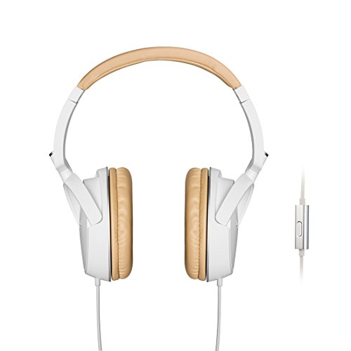 Edifier P841 Comfortable Noise Isolating Over-Ear Headphones With Microphone And Volume Controls - White #TOP2
