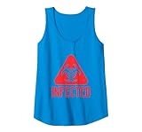 Infected Biohazard Symbol | Zombie Apokalypse Tank Top, Damen, Saphir, XL
