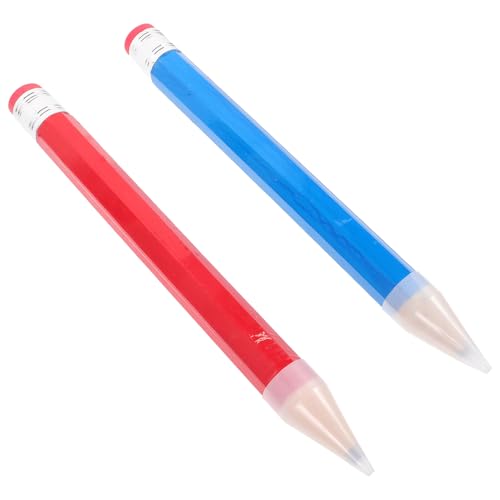 Sosoport 2 lápices grandes de madera para escribir