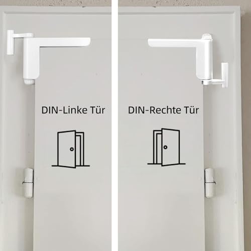 Achkey Türschließer Automatischer Türanlehner Innentür für Zimmertüren ohne Bohren und Schrauben