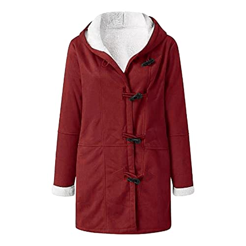 Manteau chaud uni pour femmes avec détails en fausse fourrure et finition soignée