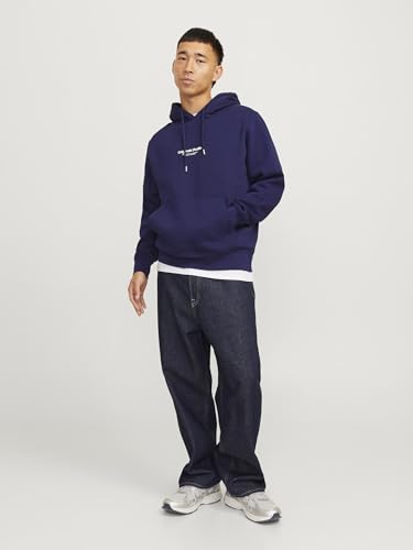 JACK & JONES Male Kapuzenpullover Gedruckt Kapuzenpullover – Ansicht 4