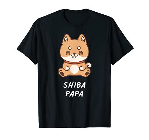 Shiba Inu Papà Fun Kawaii Cane Giapponese Amante dei cani Maglietta