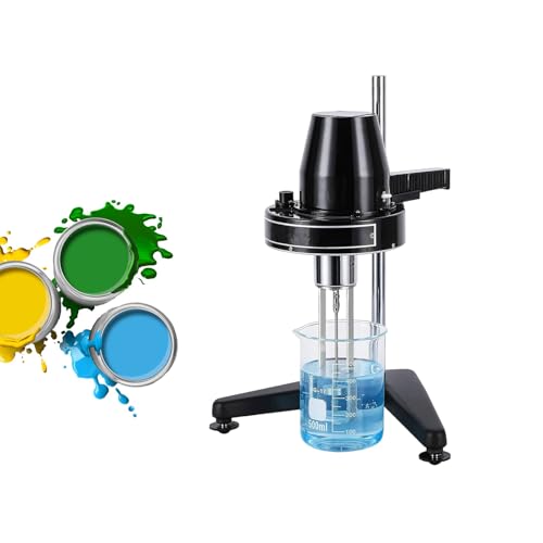 2026 Upgraded Version Lab Pointer Rotational Viscometer with Pointer Display, ±5% Accuracy, 1~100,000mpa.S,4 Rotors, Perfect Viscosity Meter for Industrial Fluids