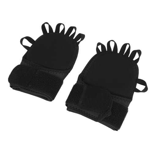 1 par de Luvas de Ginástica Ventiladas, Esportes Ajustáveis, Luvas de Treino de Levantamento de Peso