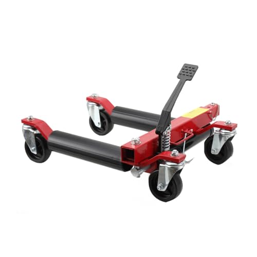 Patines hidráulicos para posicionamiento de vehículos y fácil transporte, capacidad de 1500 libras
