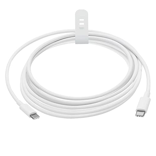 kiuei USB C auf USB C LadeKabel 3M, 100WType C SchnellladeKabel für iPhone15/MacBook Air/Pro, iPad Mini 6/Pro 2022/Air 5, Samsung Galaxy S21/S21+/S20,Note 20/S20 Ultra Note 20, Pixel 7,6 etc Weiß