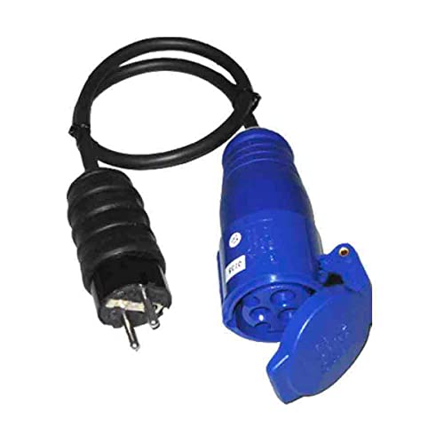 Base Cetac EDP 46009 fiche 10/16 A et câble électrique pour borne et atelier de bricolage