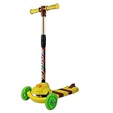 [DIY Assembly & One-Click Folding]The deck is a combination of detachable building blocks and the colors can be matched by yourself. 7pcs small blocks and a tailorable sticker are equipped for free decoration. In addition, the foldable design allows you to carry the scooter effortlessly, while greatly saving storage space.