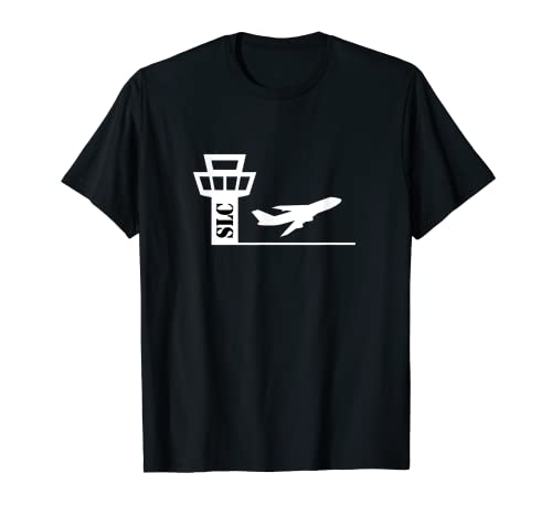 Torre de Control de Tráfico Aéreo Aeropuerto ATC -Salt Lake SLC Camiseta