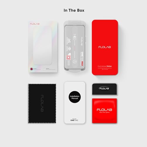 FLOLAB Protetor de tela fosco NanoArmour ONETIME MAX para iPhone 16 Pro Max, antirreflexo, anti-arco