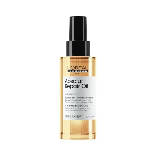 Aceite Reparador para Cabello Dañado o Muy Seco con Proteína de Trigo |90ml| Absolut Repair de L'Oréal Professionnel