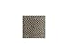 Signature Design by Ashley Herringbone Jute Pouf, 20 x 20 In, Brown & Black