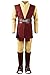 Enhopty Costume de carnaval Jarrus Jedi Knight Wars Dume Kanan Jarrus Costume pour Halloween Taille S (hauteur : 110-120 cm)