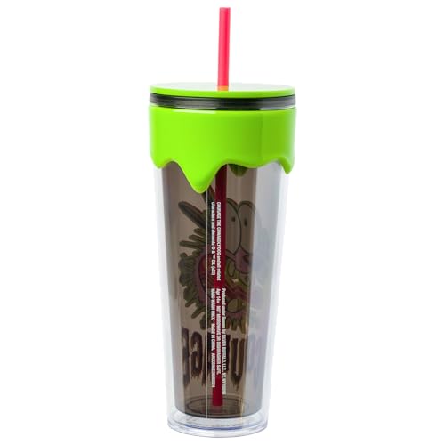 Courage The Cowardly Dog Silver Buffalo Drip Tumbler for Kids 26oz.
| Silver Buffalo Courage The Cowardly Dog Scared Dr