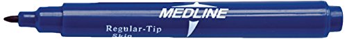 Medline Nonsterile Mini Skin Marker, Medical-Grade Gentian Violet Ink, Large Ink Reservoir, Constant Ink Flow, Case of 200 Each