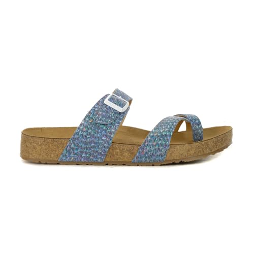 Image of HAFLINGER unisex-adult Summer Genuine Leather Comfort Anatomic Footbeds Straps Juno Sandals