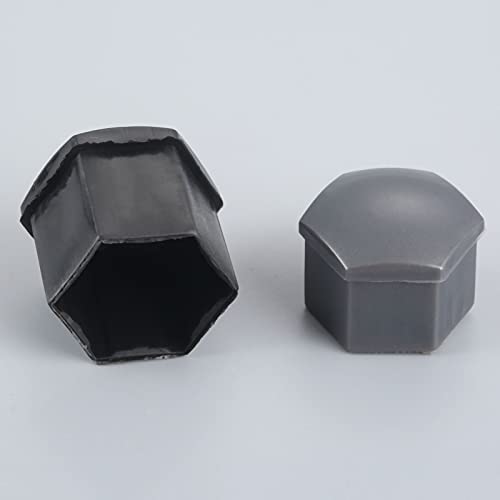 Mtsooning 20Pcs Car Wheel Nut Caps, 21Mm Universal Flexible Lug Covers, Auto Hub Screw Bolt Head Tire Protector With Remover Tool Black #TOP3