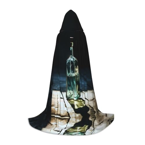 empty water bottle M Printed Halloween Wizard Cape | Themed Party Costume | Adult/Youth Cosplay Cape | Sizes S M L
