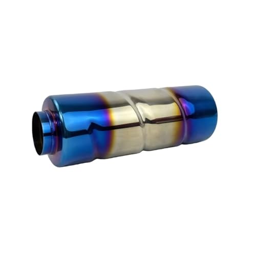 Silenciador universal de coche con entrada de 2.25 pulgadas para un sonido potente