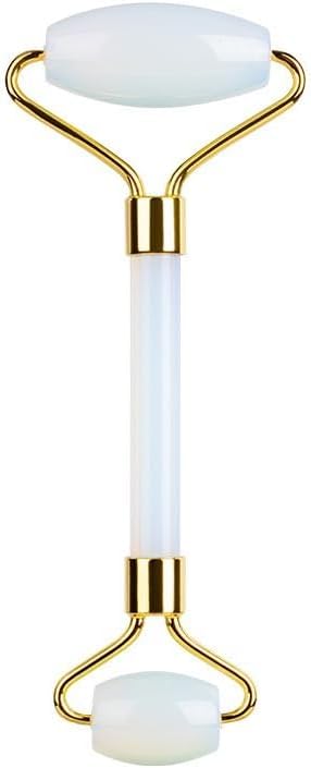 Jade Roller,Quartz Face Roller, Facial Beauty Roller Skin Care Tools, Massager for Face, Eyes, Neck,Gua Sha Soothes, Body Muscle Relaxing, Improve Eye Puffiness Remove Wrinkles