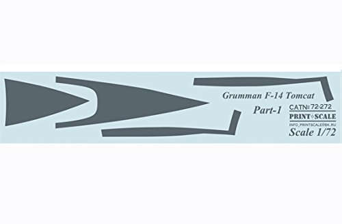 Amazon | F-14 トムキャット用デカール パート1 1/72 プリントスケール