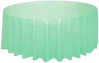 Unique Party 5079 - Teal Plastic Tablecloth, 9ft x 4.5ft