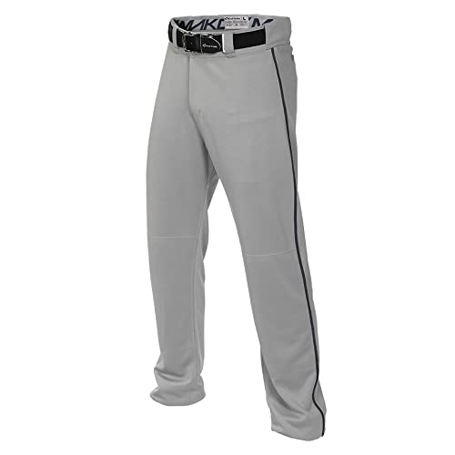 EASTON MAKO 2 Baseball Pant, Adult, Medium, Grey/Navy
