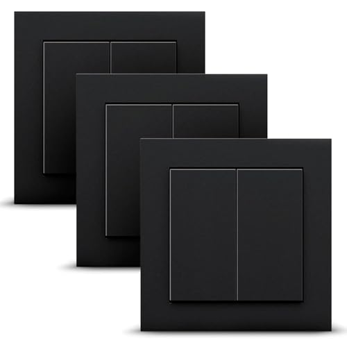 Price comparison product image Senic Gira interrupteur d'éclairage Polycarbonate (PC) Noir