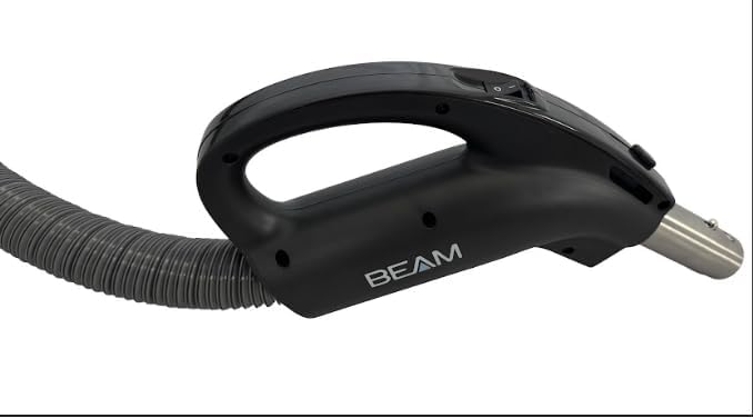 Beam Central Vacuum Hose 35 Foot Hose 24V – Super Flex Peppercorn with On/Off Switch Central Vac Hose for Our Central Vacuum Accessories