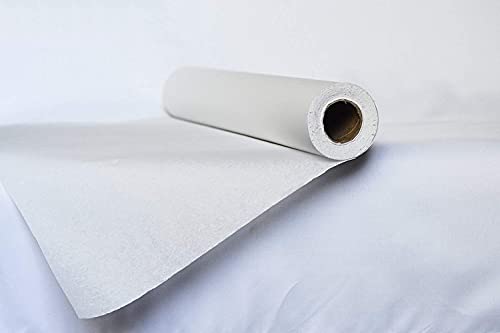 Disposable Medical Exam Table Paper Roll Standard White with Smooth Finish Moisture Resistant by P&P Medical Surgical 21\" x 225\' Premium Lightweight and Comfortable (12)