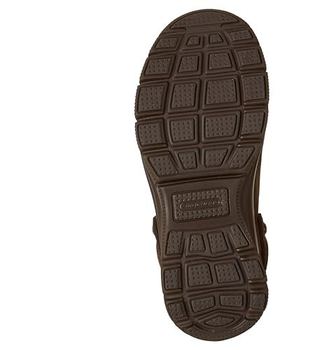 Skechers Skechers Women's Easy Going - Distinctive Charm, Sling Open Back with Air-Cooled Memory Foam, Chocolate, 5.5M