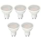 GU10 LED-Lampen kaltweiß 10W Set, nicht dimmbar, 5er-Pack