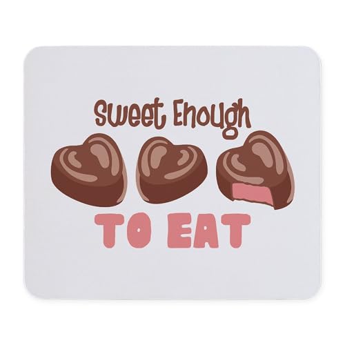 CafePress Sweet Enough to Eat Mousepad Non-Slip Rubber Gaming Mousepad