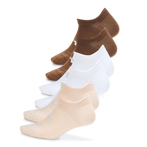Image of Under Armour Unisex Adult Essential No Show Socks (6-Pairs)