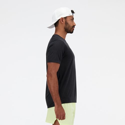 New Balance Run For Life Athletics T-Shirt Da Uomo Black M - 3
