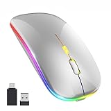 apple magic mouse windows 10 pairing 【Mute Click & Komfortables Handgefühl】Ultradünne kabellose Maus, ergonomisches Design, geeignet für die linke und rechte Hand. Die Silent-Click-Maus mit Anti-Fingerabdruck-Finish bietet Ihrer Hand maximale Unterstützung und Komfort, Nicht klebrig, auch wenn Sie schwitzen. Der stille Knopf reduziert Geräusche um 90%, ohne sich Sorgen machen zu müssen, andere zu stören.