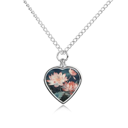 Collier funéraire pour cendres d'animaux, bijou cœur pour garder son souvenir