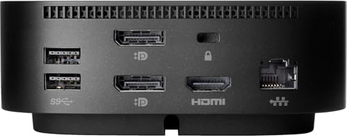 Image of HP E233 23 inch Monitors (HDMI, DisplayPort) USB C Dock - Dual Monitor Stand - Wireless Keyboard and Mouse, Gel Wrist Pad - 32GB USB Drive - 2 Pack