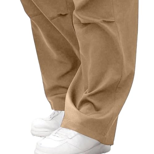 Pantalon cargo ample homme à jambe large et cordon de serrage - 6