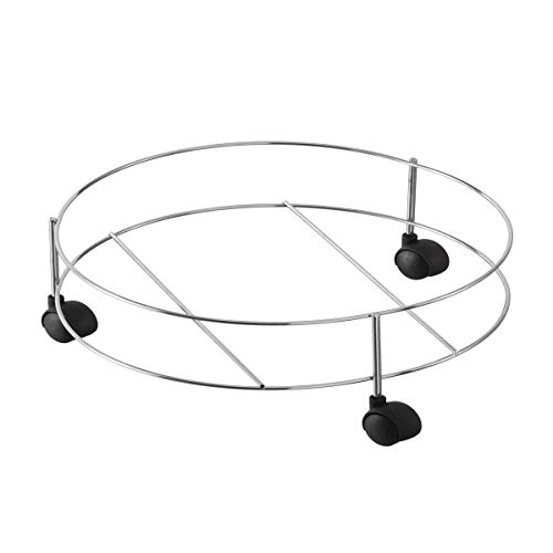 Suporte para Vaso de Plantas Porta Botijão de Gás com Rodas Reforçadas