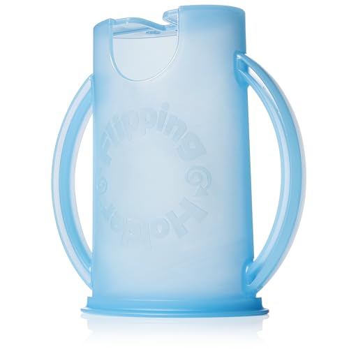 Flipping Holder Squeeze Proof Food Pouch Holder for Toddlers, Babies, Kids, Mess Free No Squeeze Juice Box Drink and Applesauce Snack Holder with Easy Grip Handles and Lid - Thumbnail 7