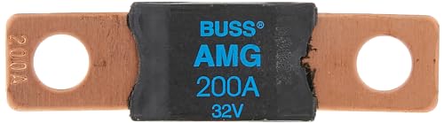 Multiple Fuse Assemblies for the High Current Battery Junction Box - 2015-2019 Ford Transit 4 Blue Sea Systems 5105 MEGA / AMG Fuse, 200A