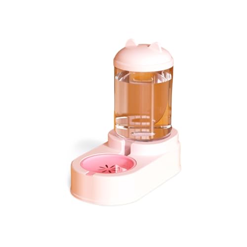 Belijoeuri,wasserspender Katzen, 1 liters, 25 x 13 x H 23.5 cm, Wasserspender für Haustiere (Rosa) Belijoeuri,wasserspender Katzen, 1 liters, 25 x 13 x H 23.5 cm, Wasserspender für Haustiere (Rosa)