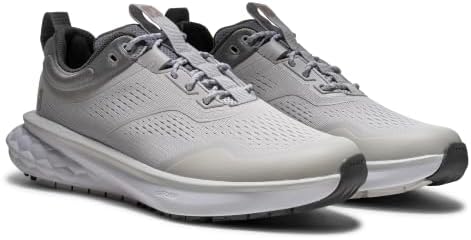 FootJoy Women's FJ Quantum Golf Shoe, Nimbus Cloud/Rose Gold, 8 - 4